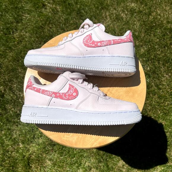 Wmns Air Force 1'07 Pink Paisley Women's Shoes - Size 8 - Ships Now - Picture 3 of 10